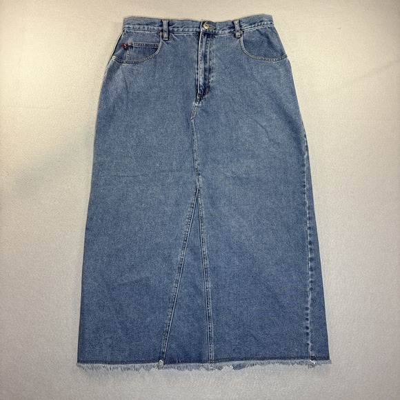 Department of Youth Dresses & Skirts - Vintage Y2K Department of Youth Denim Long Skirt Size 16 "We Got The Power"